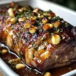 Slow-Roasted Lamb Shoulder with Honey-Garlic Mustard Glaze
