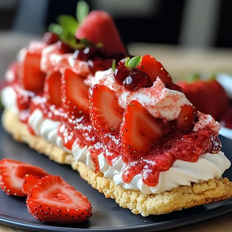 Strawberry Cookie Boats