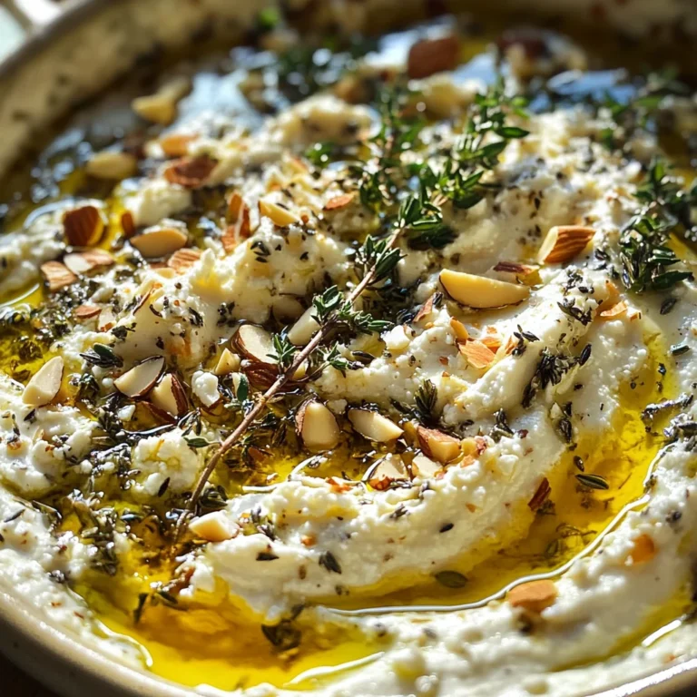 Thyme-Infused Feta & Almond Dip