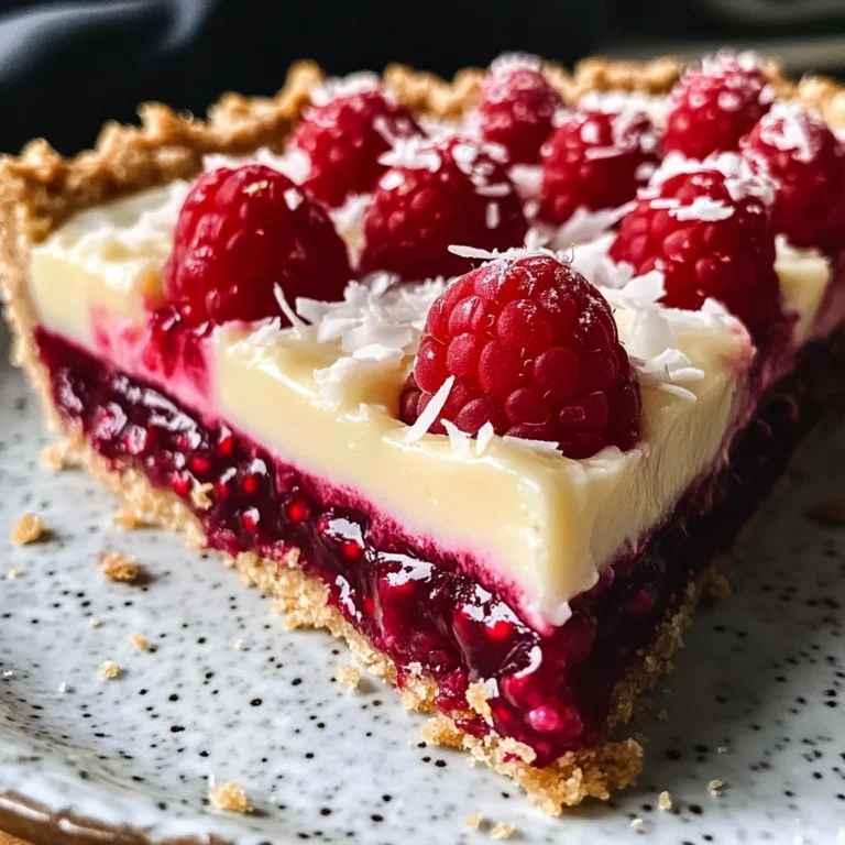 Vegan White Chocolate Raspberry Tart