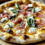 White Pizza with Prosciutto & Hot Honey