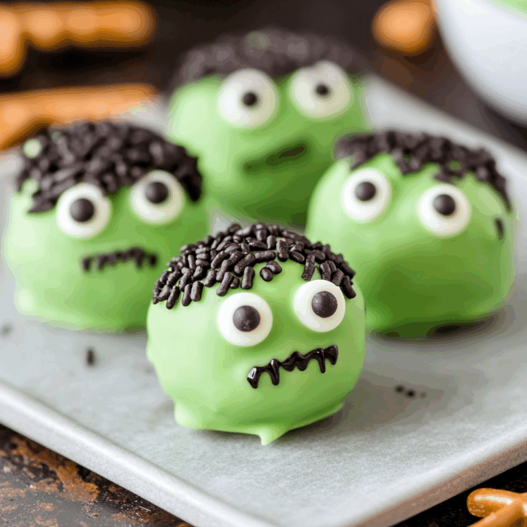 Frankenstein Oreo Balls