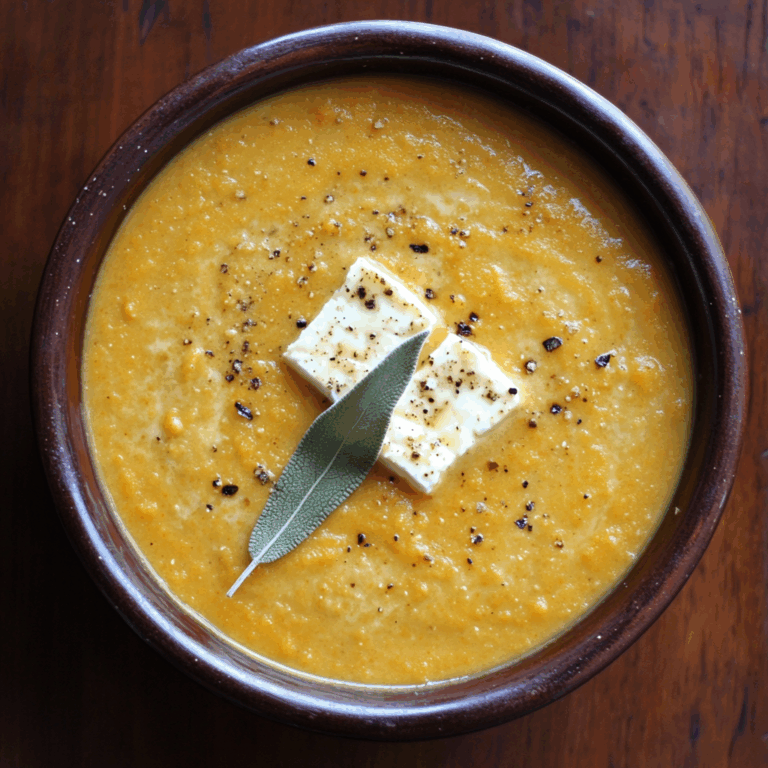 Roasted Feta Soup