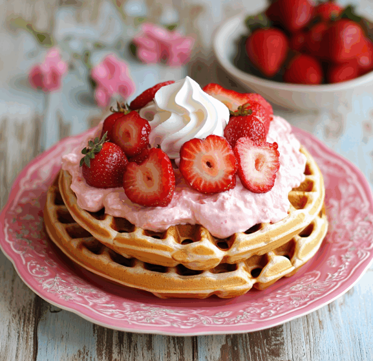 Strawberry Waffles Recipe