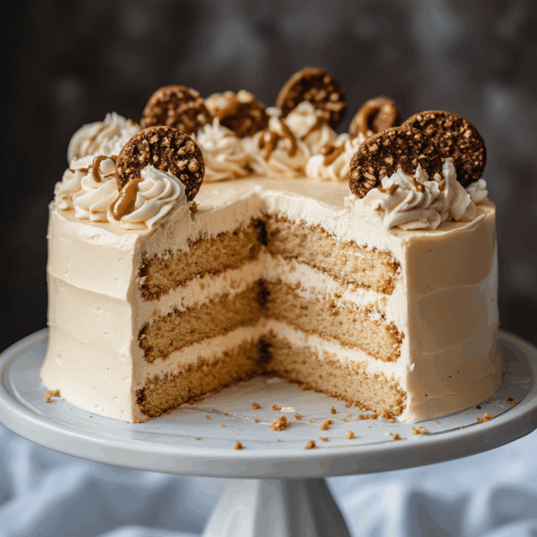 Cookie Butter Tres Leches Cake
