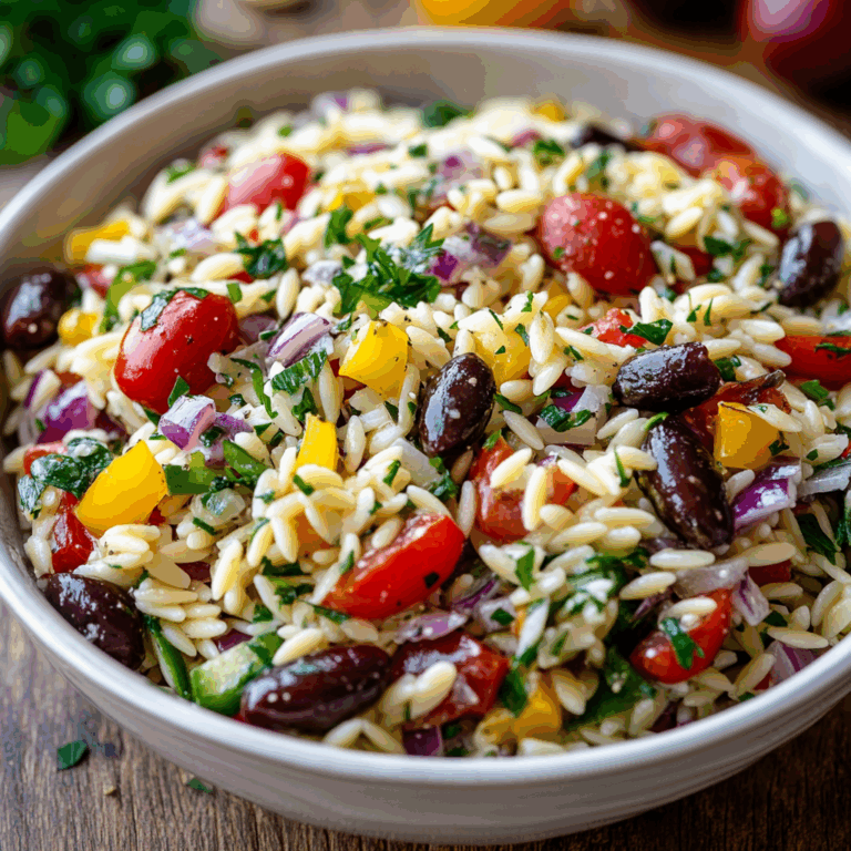 Mediterranean Orzo Salad Recipe