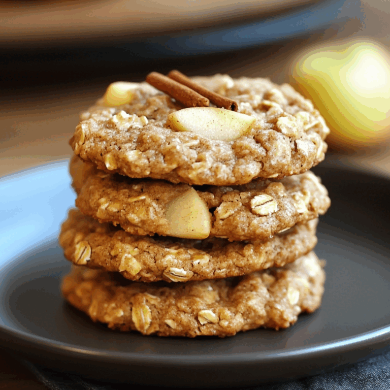 Apple Cinnamon Oatmeal Cookies