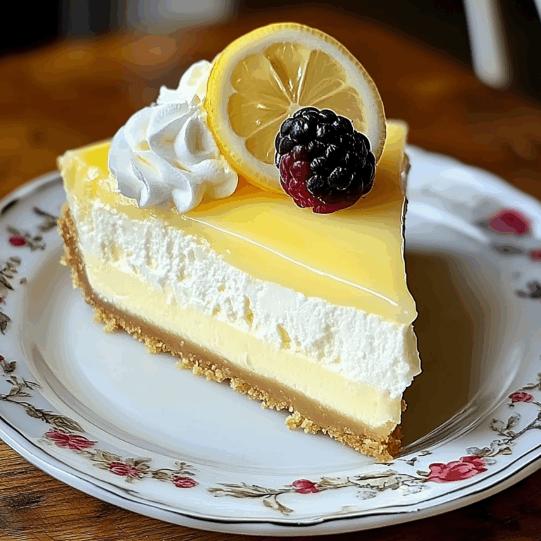 Lemon Cheesecake Delight Recipe is a must-try dessert!