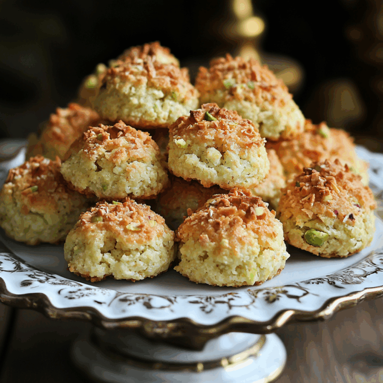 Pistachio Coconut Macaroons