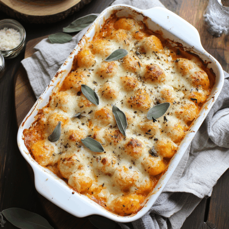 Pumpkin Gnocchi Bake