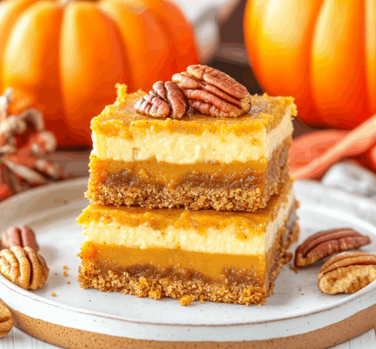 Pumpkin Spice Cheesecake Bars (Easy and Creamy)
