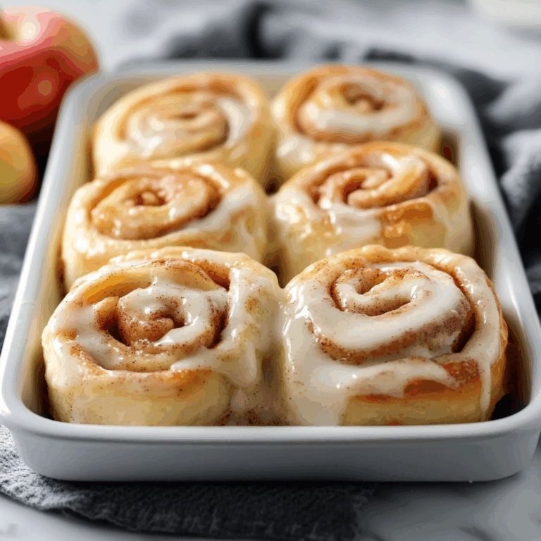 Soft-Baked Apple Cinnamon Rolls
