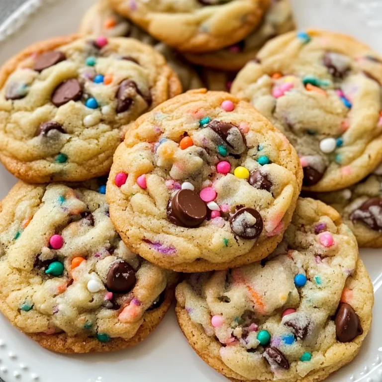 Cake Batter Chocolate Chip Cookies