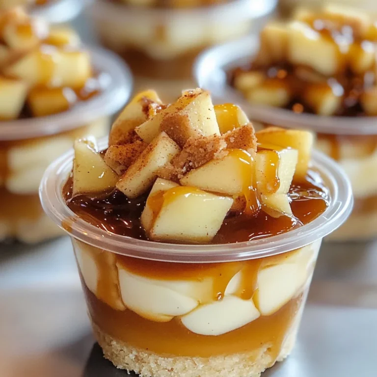 Caramel Apple Dessert Cups