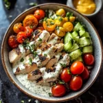Creamy Chicken Bowls with Feta Sauce