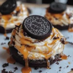 Frosted Caramel Oreo Cookies