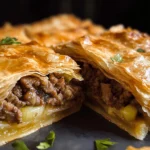 Greek Phyllo Meat Pie (Kimadopita)