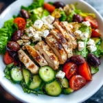 Greek Salad with Chicken
