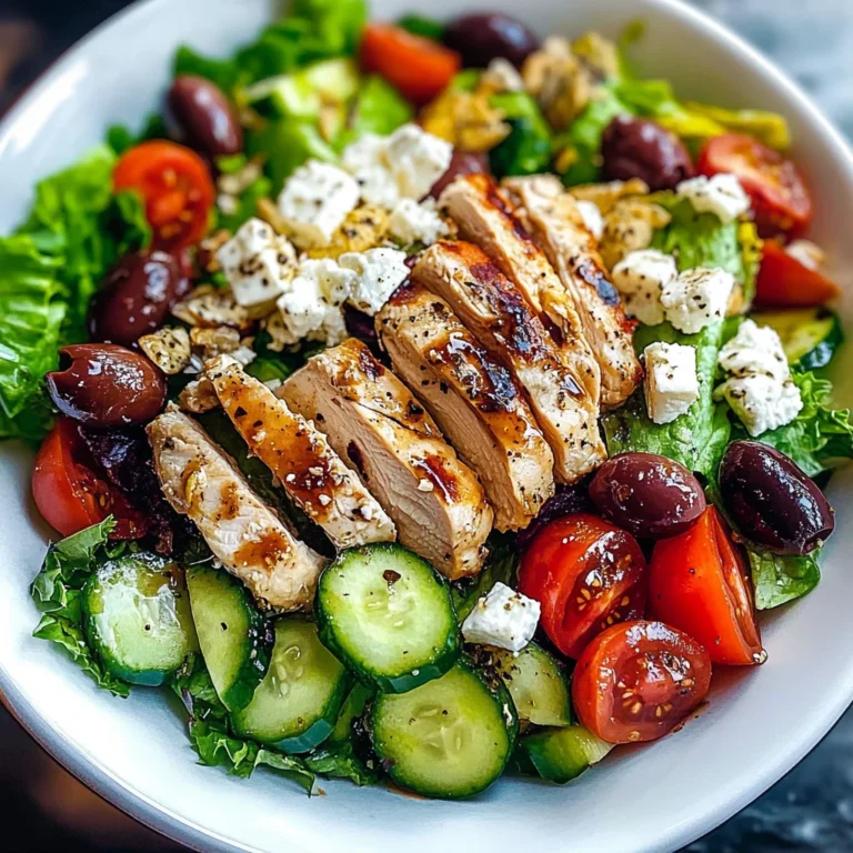 Greek Salad with Chicken