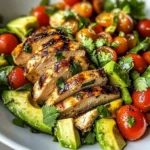 Grilled Chicken Avocado Salad