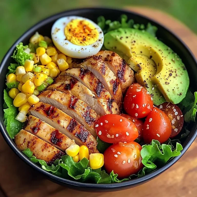 Grilled Chicken Power Bowl with Avocado & Corn