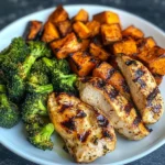 Grilled Chicken & Roasted Sweet Potato Power Plate