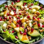 Juicy Christmas Salad with Honey Mustard Dressing