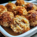 Leftover Turkey Stuffing Balls Recipe