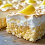 Lemon Meringue Rice Krispies Treats
