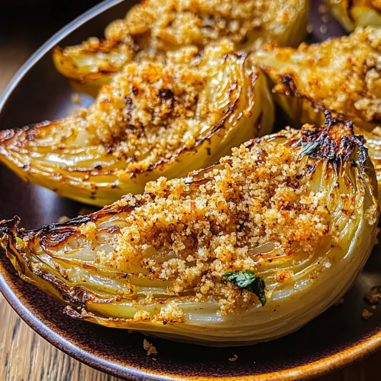 Miso Butter Roasted Cabbage Wedges