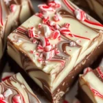 Peppermint Swirl Fudge