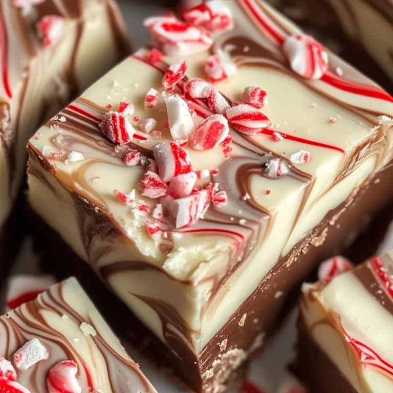 Peppermint Swirl Fudge