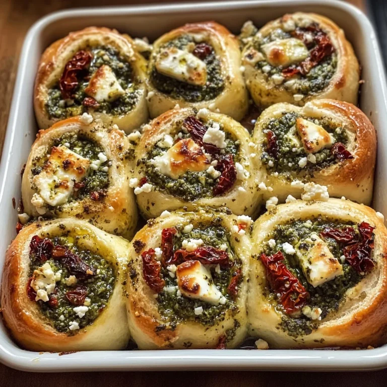 Pesto Feta Rolls