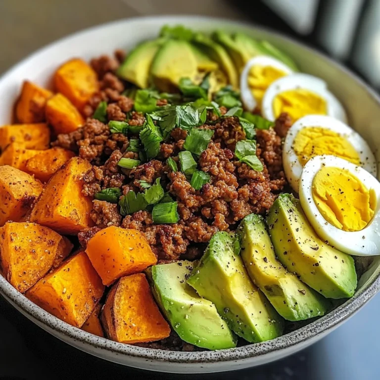 Protein Power Bowl with Sweet Potatoes & Avocado