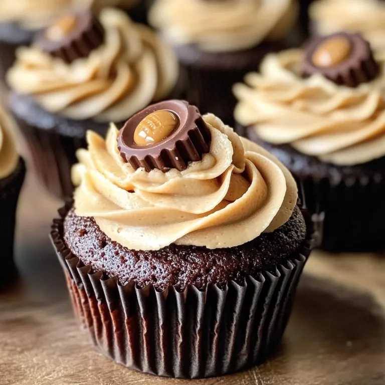 Reese's peanut butter cup cupcakes Recipes