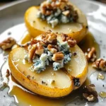 Roasted Pears with Blue Cheese, Walnuts and Honey Recipe