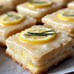 Rosemary-Lemon Shortbread with Salted Glaze