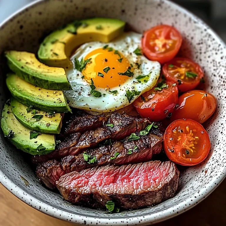 Steak and Eggs Breakfast Bowl