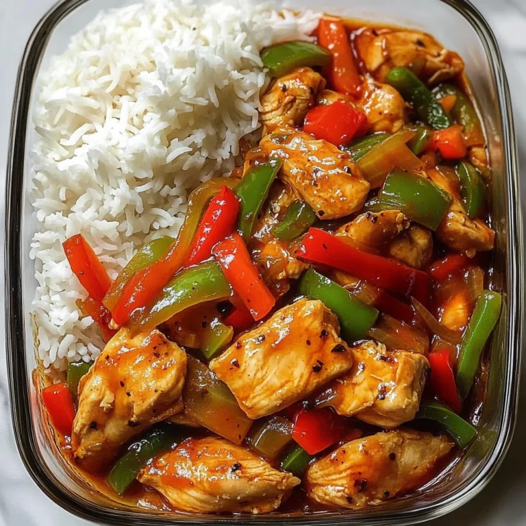 Sweet & Spicy Chicken Stir-Fry with Rice