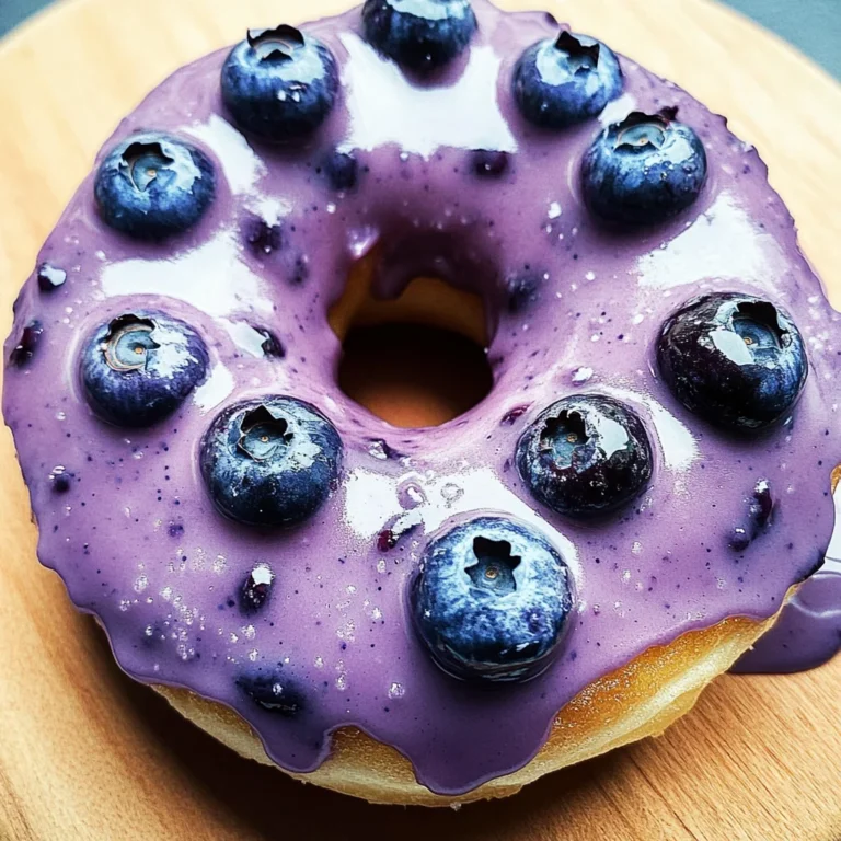 Wild Blueberry Cake Donuts