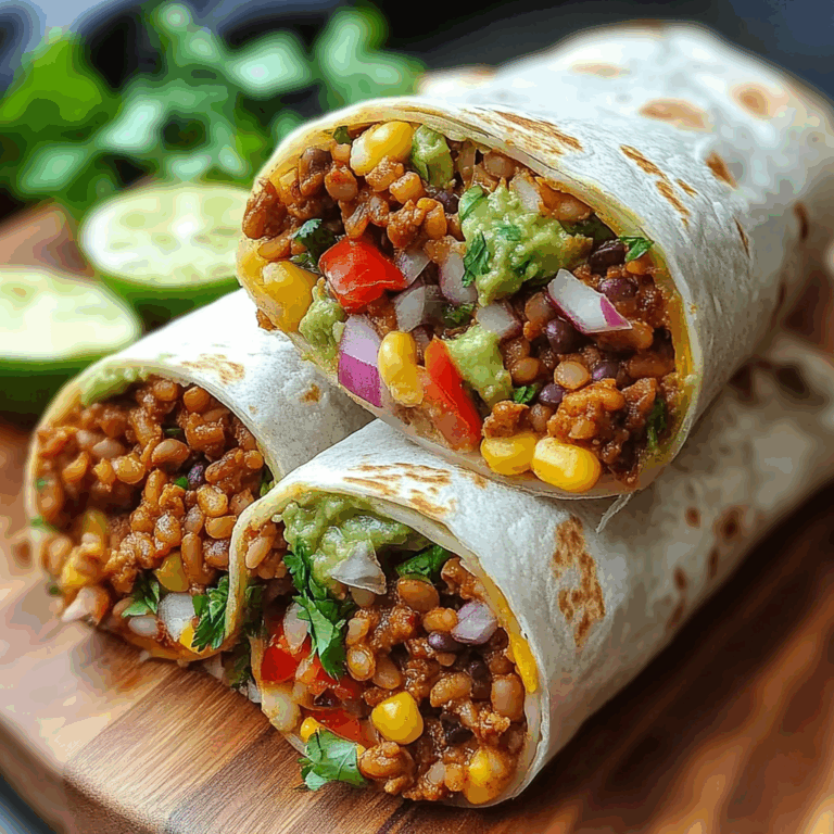 10-Minute Vegan Burrito Wraps