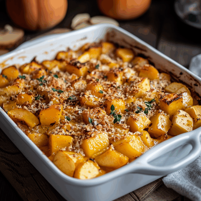 Butternut Squash Apple Bake