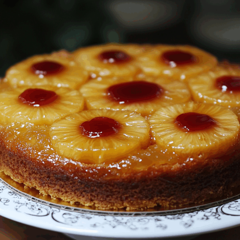 Pineapple Upside Down Cake