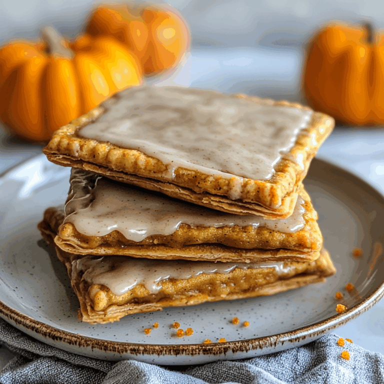 Vegan Pumpkin Pop Tarts