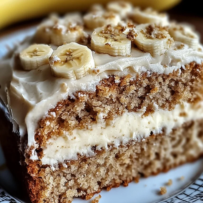 Banana Bread Cake with Cream Cheese Frosting