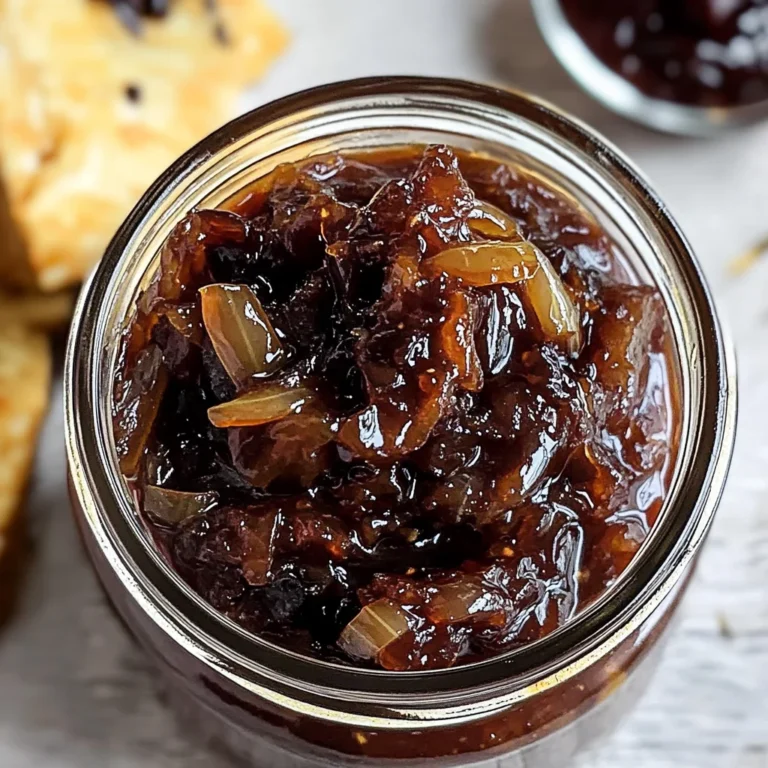Caramelised onion chutney