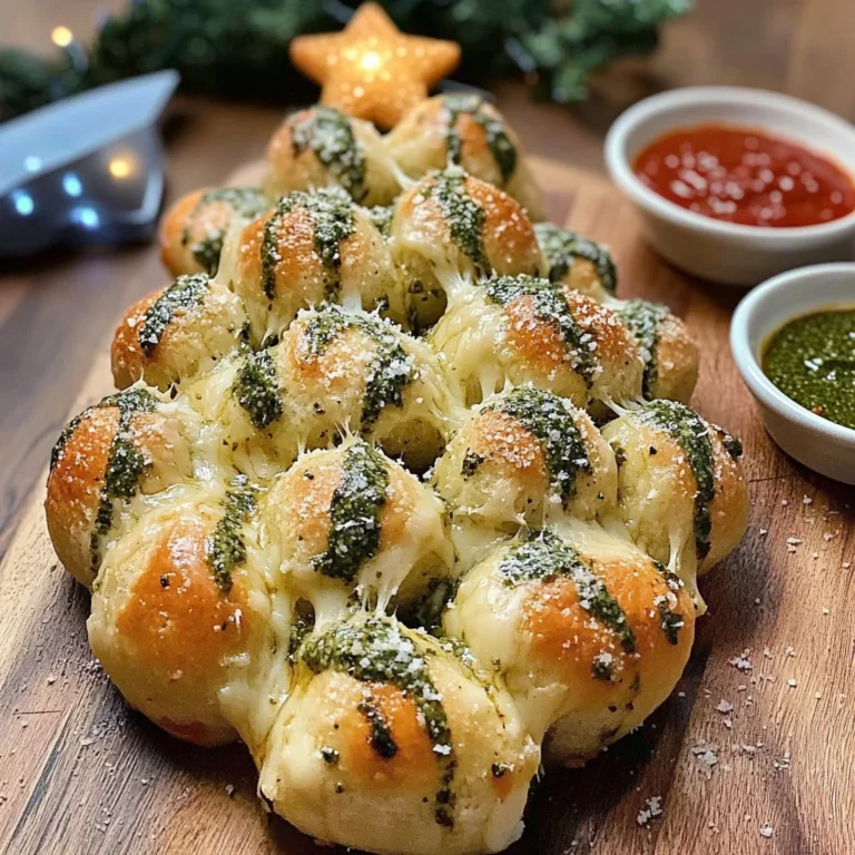 Cheesy Christmas Tree Bread