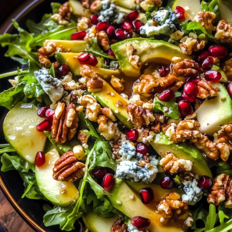 Christmas Salad with Honey Mustard Dressing