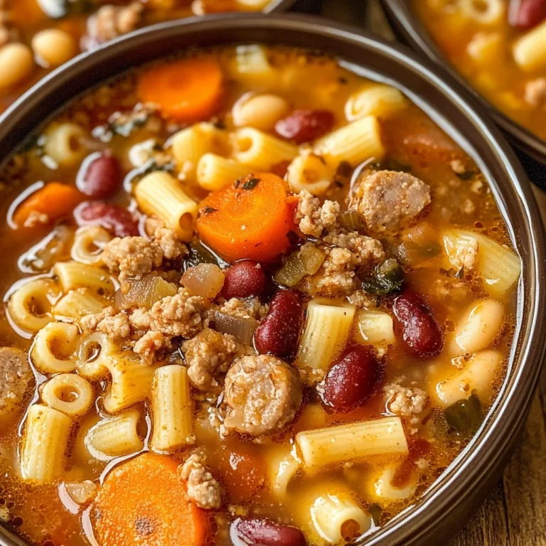 Copycat Olive Garden Pasta e Fagioli Soup