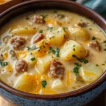 Cozy Crockpot Potato Soup with Sausage – Hearty and Delicious for Fall